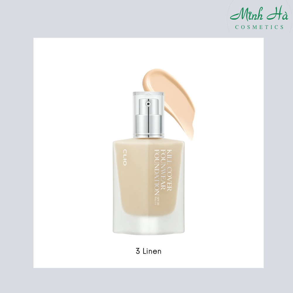 Kem nền Clio Kill Cover Founwear Foundation 38g khả năng che phủ hoàn hảo