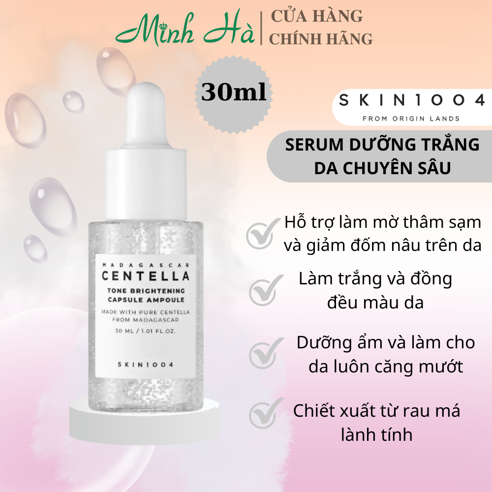Serum Skin1004 Madagascar Centella Tone Brightening Capsule Ampoule 100ml cấp ẩm làm dịu da