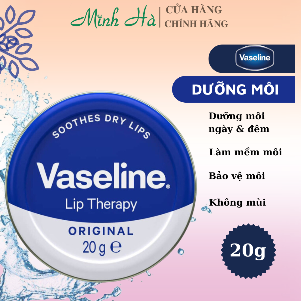 Dưỡng môi Vaseline lip therapy rosy lips 20g cho môi mềm mịn