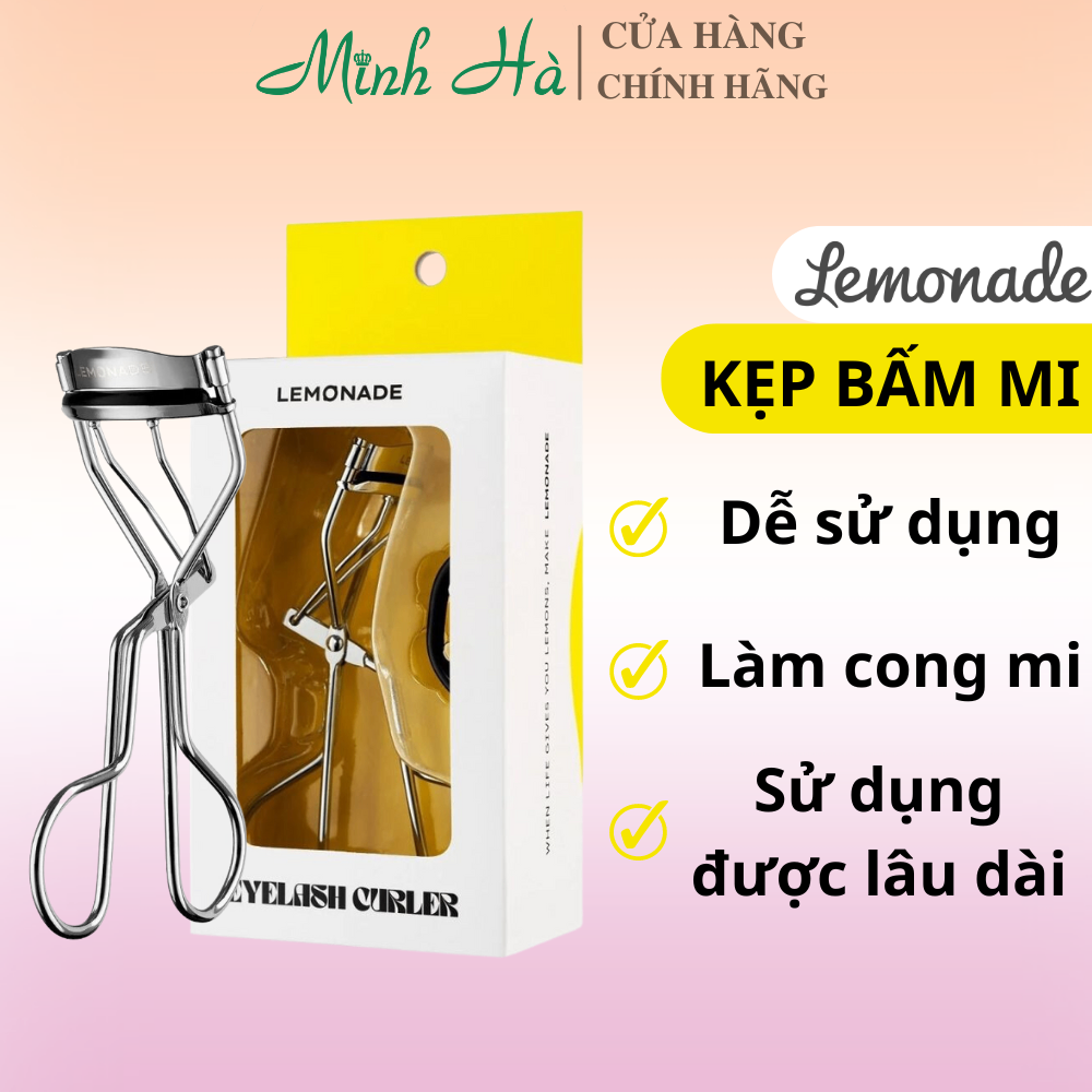 Kẹp mi Lemonade Eyelash Curler 22g làm cong mi tạo hiệu ứng mắt to tròn