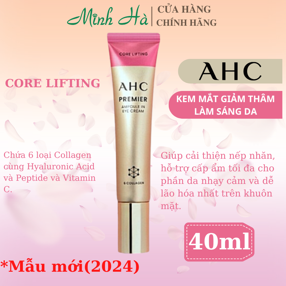 Kem mắt AHC Youth Lasting Real Eye Cream 30/40ml dưỡng trắng và giảm vết nhăn