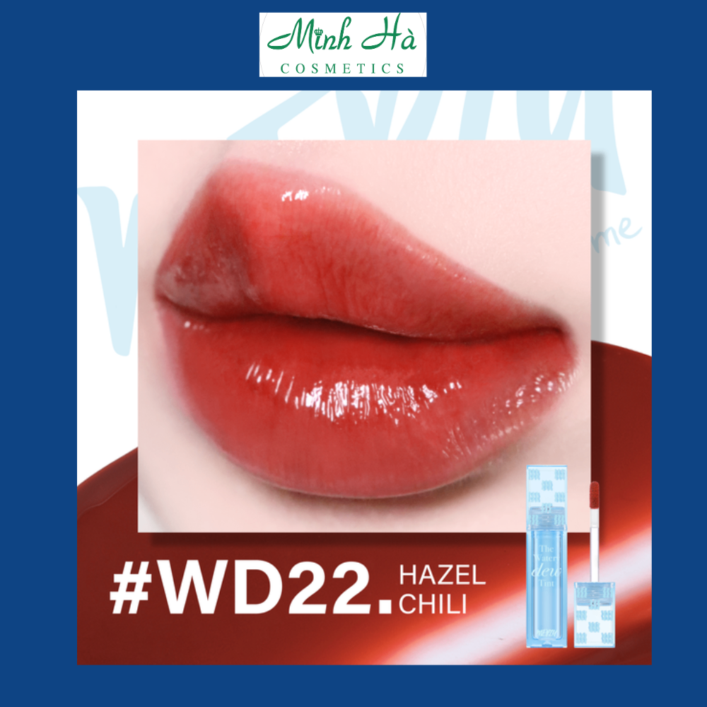 Son bóng Merzy The Watery Dew Tint 4g trong trẻo giúp đôi môi thêm căng mọng