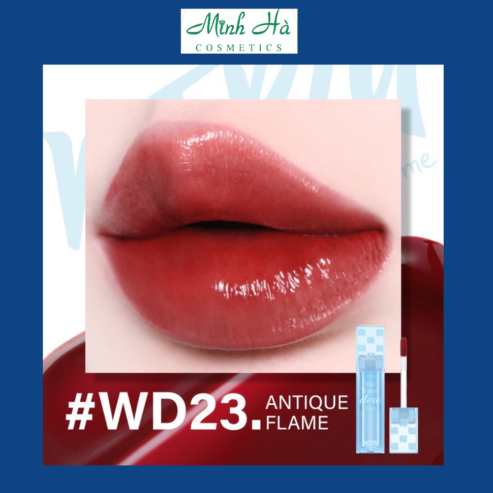 Son bóng Merzy The Watery Dew Tint 4g trong trẻo giúp đôi môi thêm căng mọng