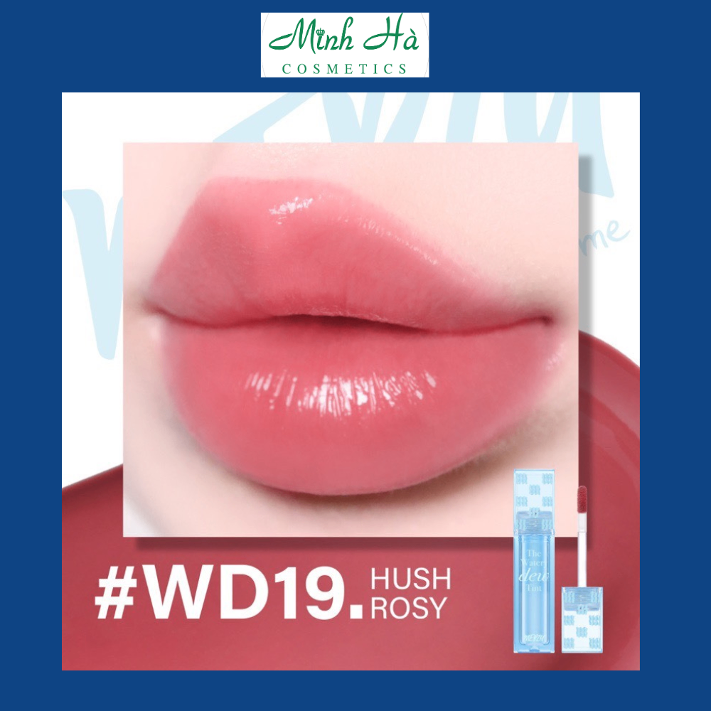 Son bóng Merzy The Watery Dew Tint 4g trong trẻo giúp đôi môi thêm căng mọng
