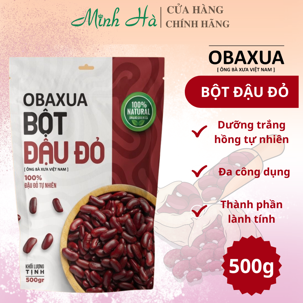 Bột đắp mặt nạ thiên nhiên Obaxua 75/250/500g các loại
