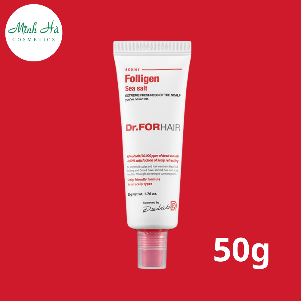 Muối tẩy tế bào chết da đầu Dr.ForHair 300g giảm gàu và làm sạch da đầu