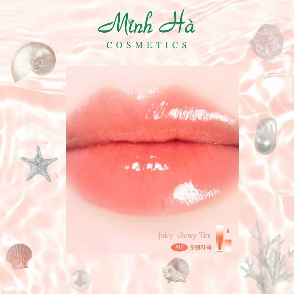 Son bóng Dasique Juicy Dewy Tint 3.5g chất son mềm mịn bám màu tốt