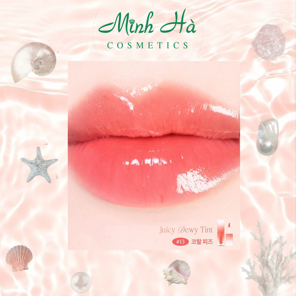 Son bóng Dasique Juicy Dewy Tint 3.5g chất son mềm mịn bám màu tốt
