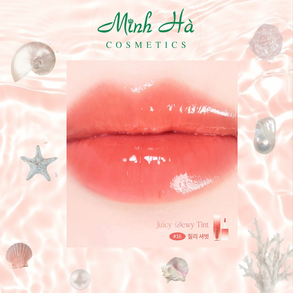 Son bóng Dasique Juicy Dewy Tint 3.5g chất son mềm mịn bám màu tốt