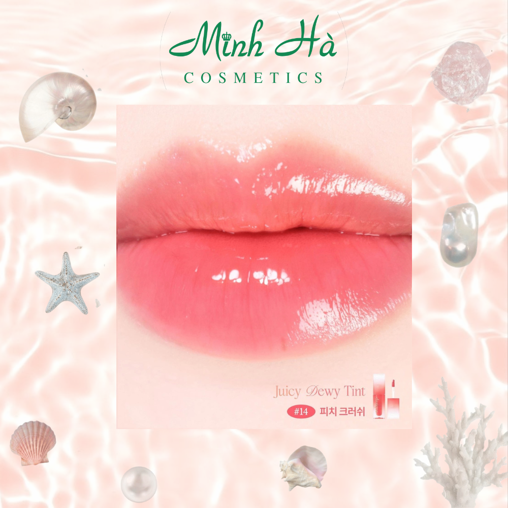 Son bóng Dasique Juicy Dewy Tint 3.5g chất son mềm mịn bám màu tốt