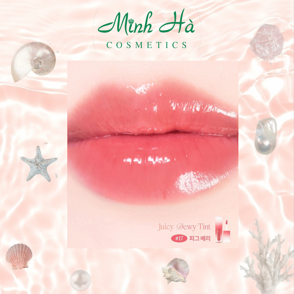 Son bóng Dasique Juicy Dewy Tint 3.5g chất son mềm mịn bám màu tốt