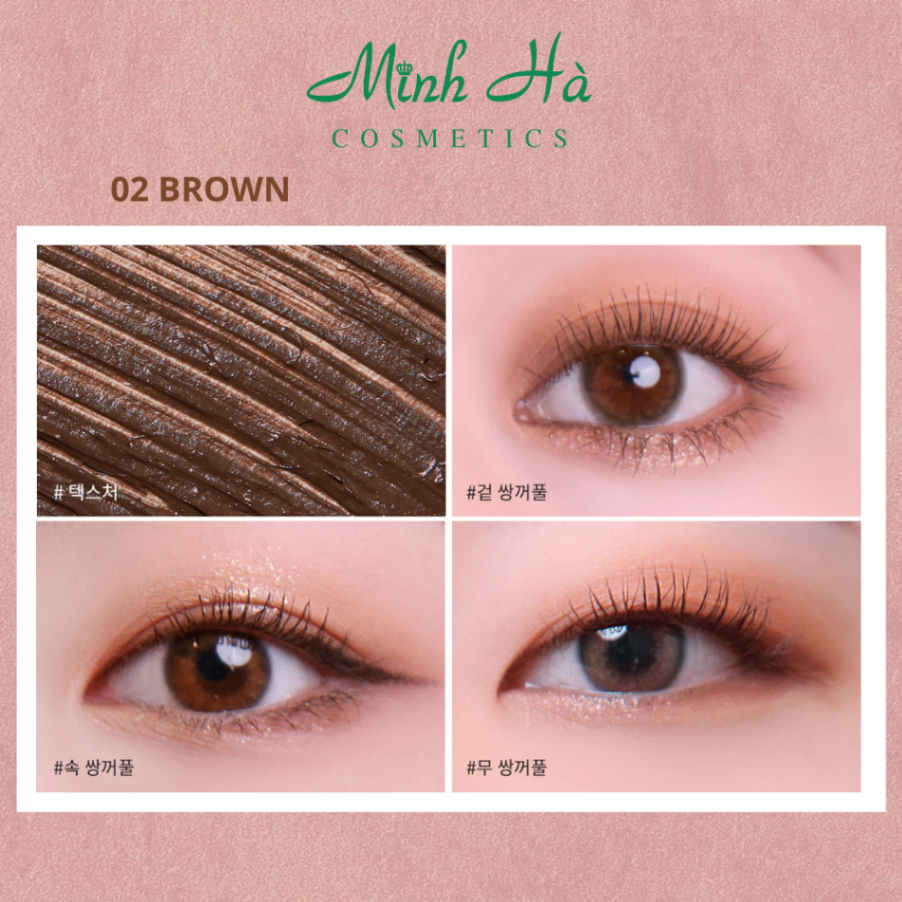 Mascara dài và cong mi Mude Inspire Longlash Curling 10ml với đầu cọ cong chống dầu và độ ẩm tốt, cho hàng mi dài đẹp