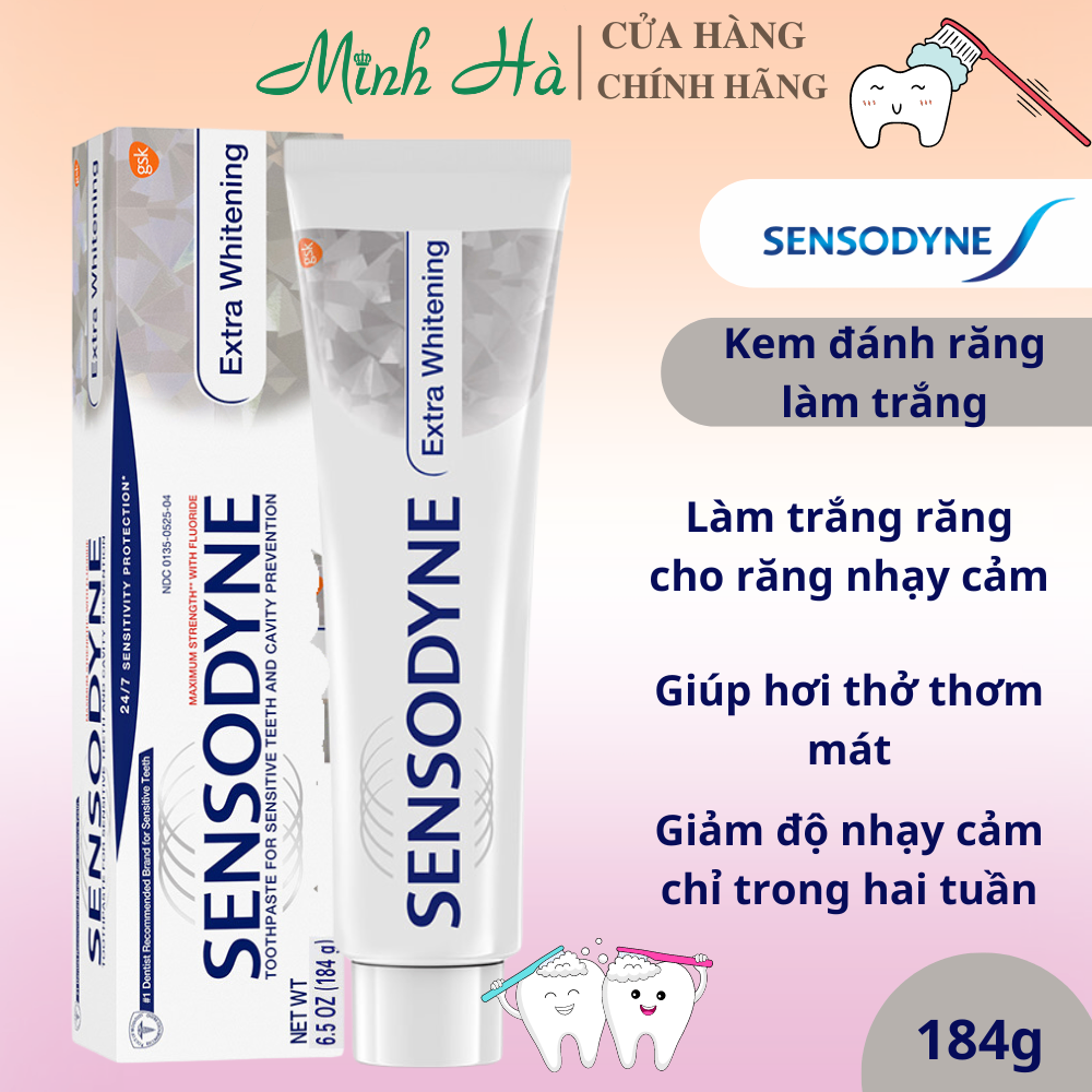 Kem đánh răng Sensodyne 100g giảm ê buốt bảo vệ răng miệng toàn diện
