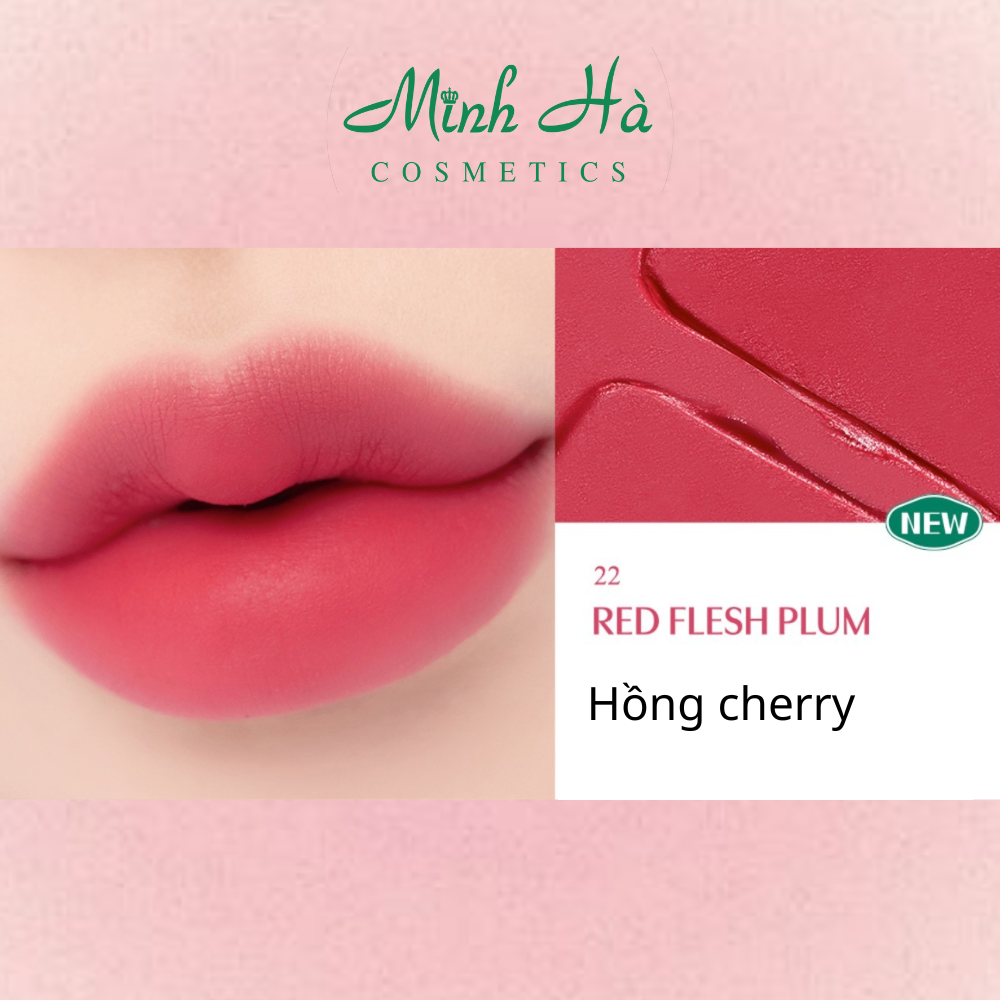 Son kem lì Clio Chiffon Blur Tint 3.1g lên màu chuẩn lâu trôi