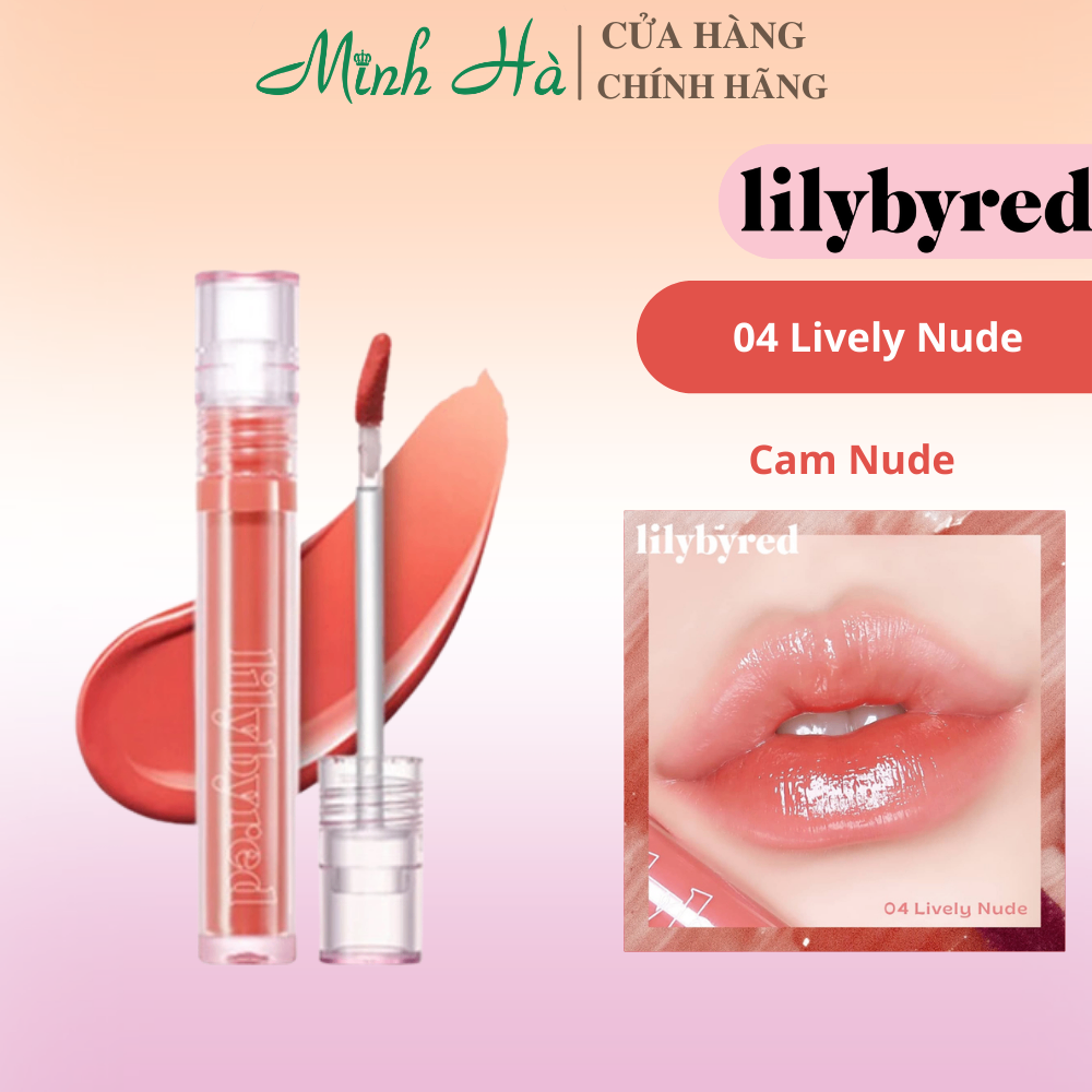 Son tint bóng Lilybyred Glassy Layer Fixing Tint 3.8g tint nước, lỏng nhẹ không nặng môi