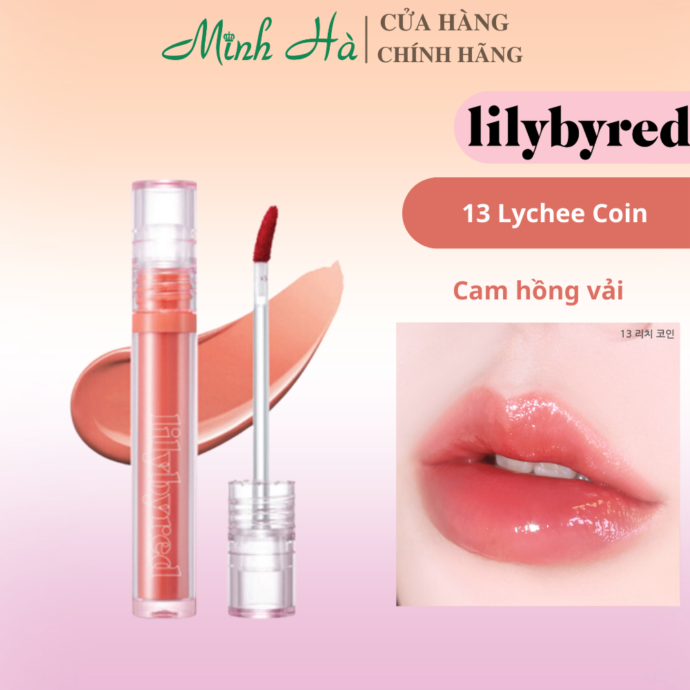 Son tint bóng Lilybyred Glassy Layer Fixing Tint 3.8g tint nước, lỏng nhẹ không nặng môi