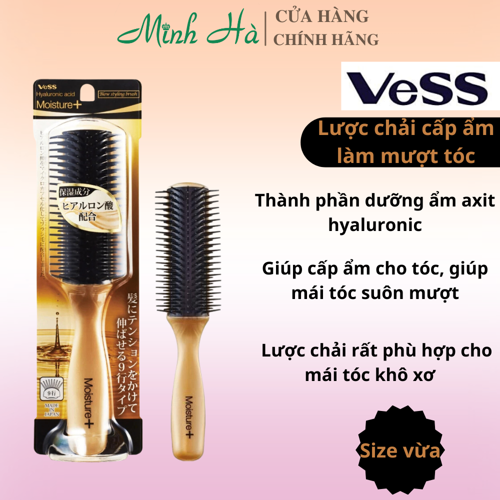 Lược chải tóc và chăm sóc tóc các dòng nội địa Nhật Vess các loại dễ dàng gội và massage đầu