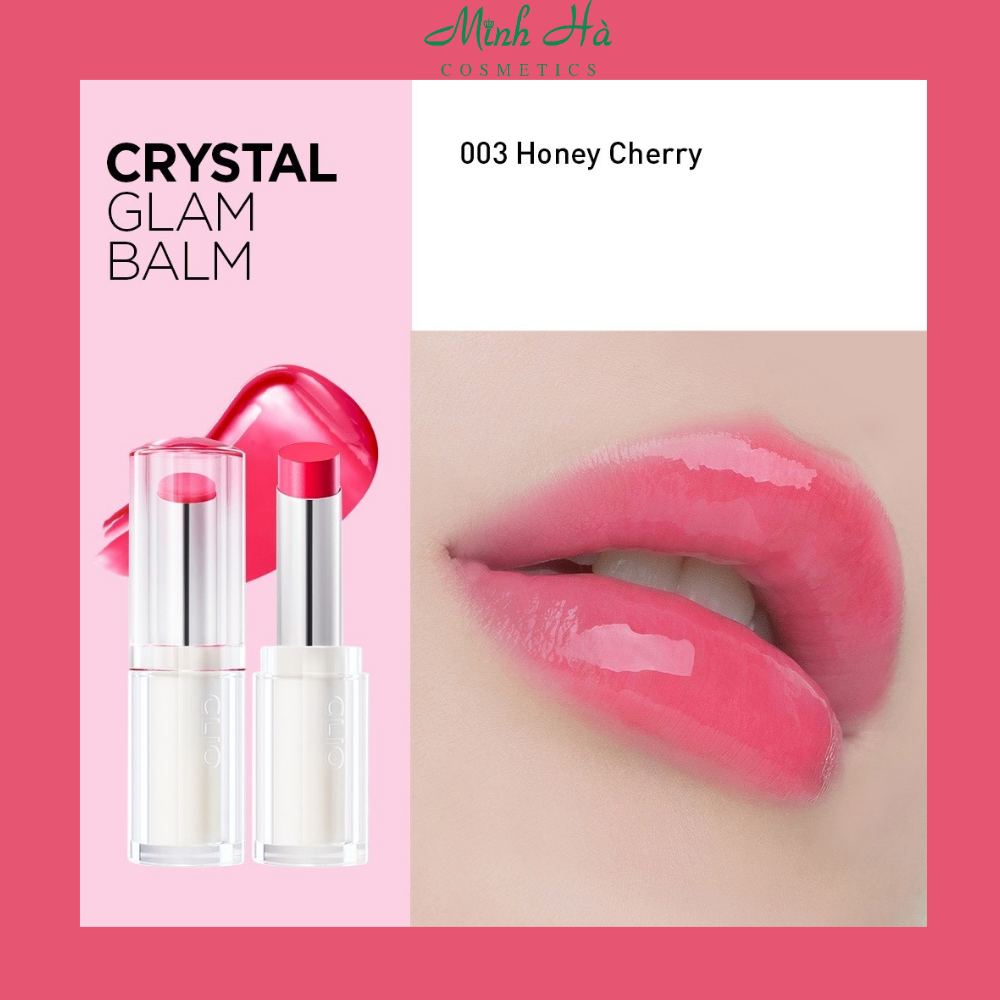 Son dưỡng thỏi Clio Crystal Glam Balm 3.2g dưỡng ẩm làm mềm môi