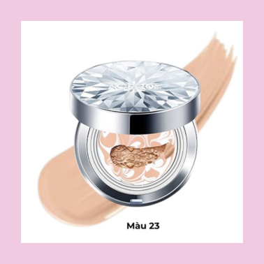 Phấn nền lạnh AGE 20's Essence Cover Pact Diamond 12.5g chất phấn mịn dễ tán