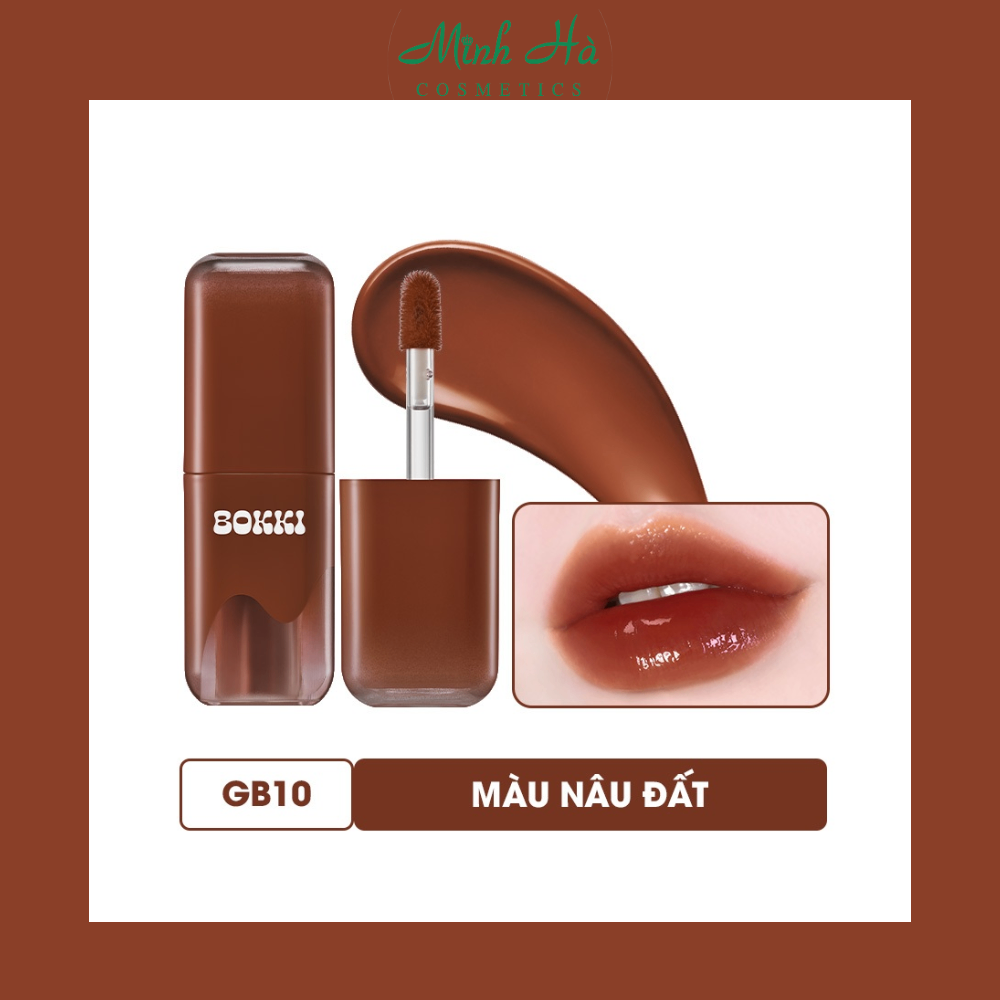 Son tint bóng Black Rouge Glow Bokki Tint 4.85g mỏng nhẹ căng bóng môi