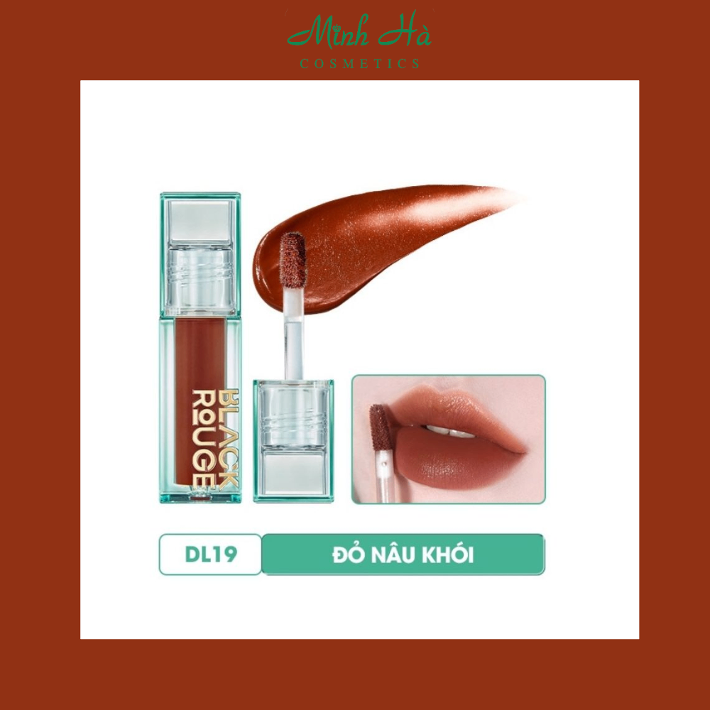 Son kem lì Black Rouge Double Layer Over Velvet 4g lớp finish lỳ căng bóng và ấm mượt