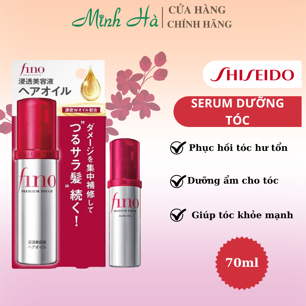 Tinh dầu dưỡng tóc Fino Premium Touch 70ml cải thiện tóc hư tổn giảm khô xơ