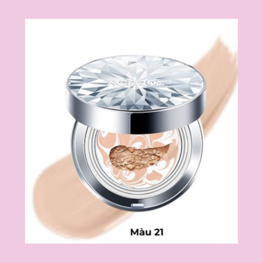 Phấn nền lạnh AGE 20's Essence Cover Pact Diamond 12.5g chất phấn mịn dễ tán