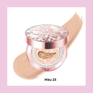 Phấn nền lạnh AGE 20's Essence Cover Pact Diamond 12.5g chất phấn mịn dễ tán