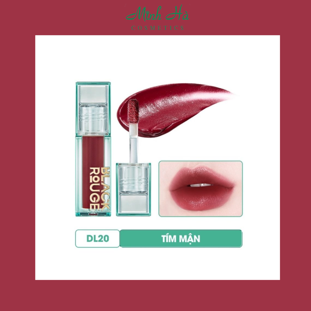 Son kem lì Black Rouge Double Layer Over Velvet 4g lớp finish lỳ căng bóng và ấm mượt