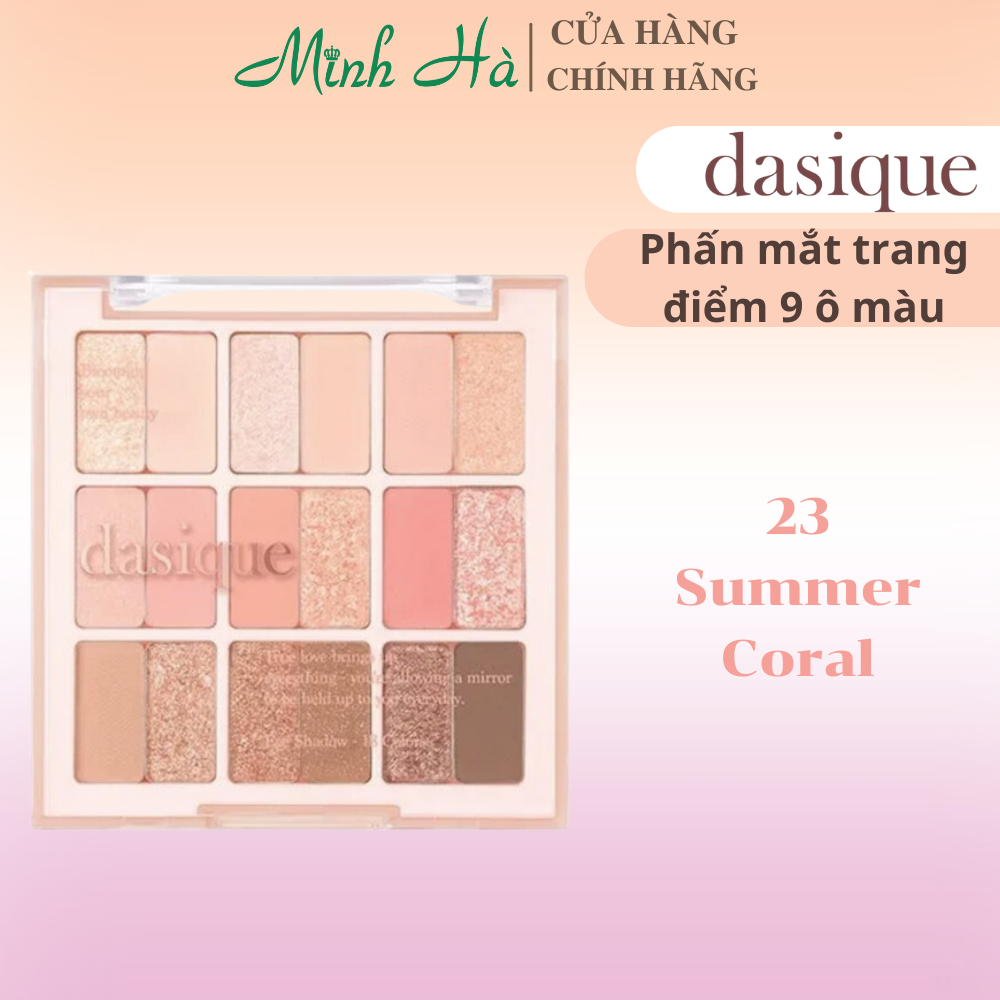 Bảng phấn mắt trang điểm Dasique Shadow Palette kết cấu mềm mịn dễ tán bám màu