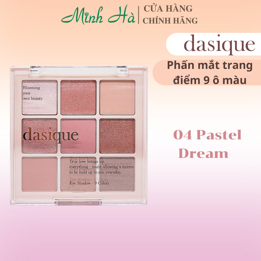 Bảng phấn mắt trang điểm Dasique Shadow Palette kết cấu mềm mịn dễ tán bám màu