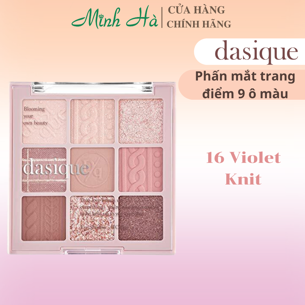 Bảng phấn mắt trang điểm Dasique Shadow Palette kết cấu mềm mịn dễ tán bám màu