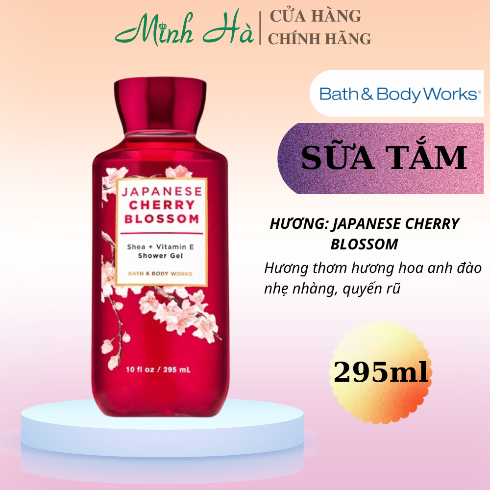 Sữa tắm Bath & Body Works 295ml các loại mùi hương ngọt ngào, sang trọng