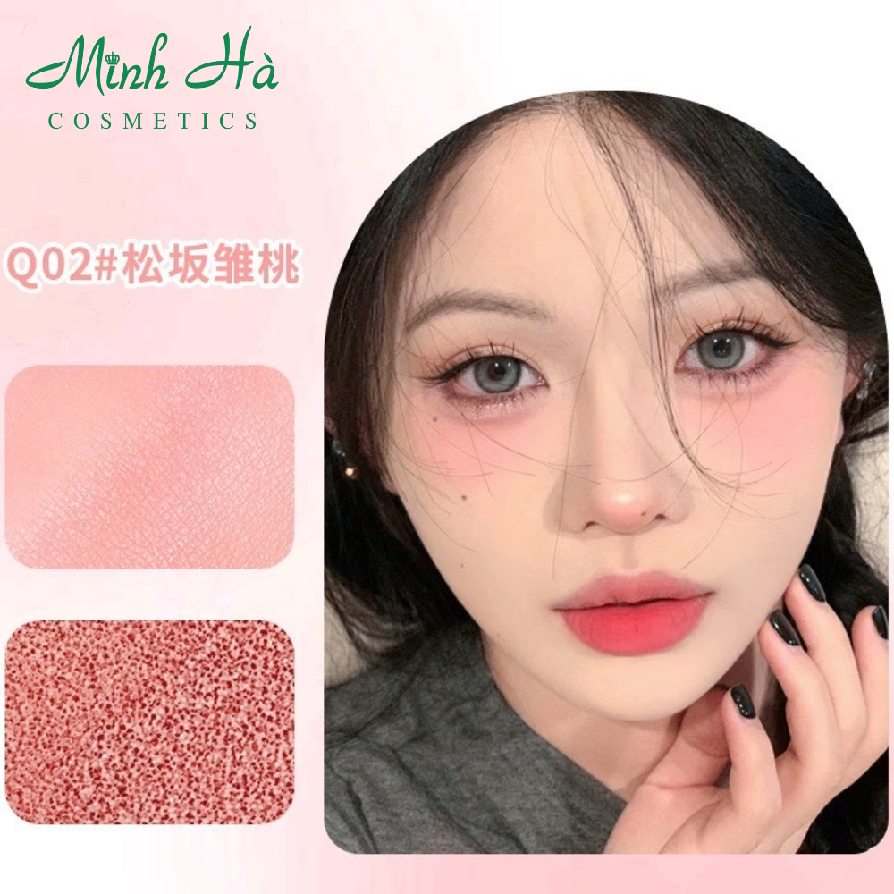 Phấn má hồng dạng kem XiXi Summer Oxygen Pure Cushion Blush 1.6g kết cấu mỏng nhẹ lên màu chuẩn