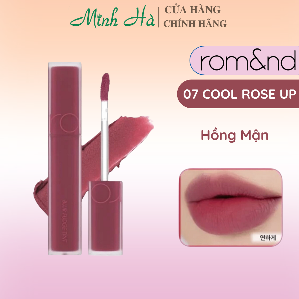 Son kem bùn Romand Blur Fudge Tint 5g mịn lì lâu trôi