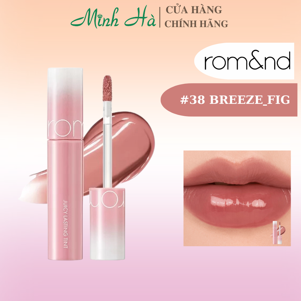 Son tint lì Romand Juicy Lasting Tint 5.5g độ bám màu cao lên màu đẹp