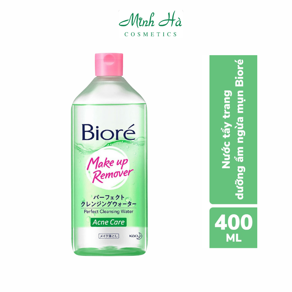 Nước tẩy trang Biore các màu dành cho từng loại da 400ml sạch nhờn và dưỡng ẩm