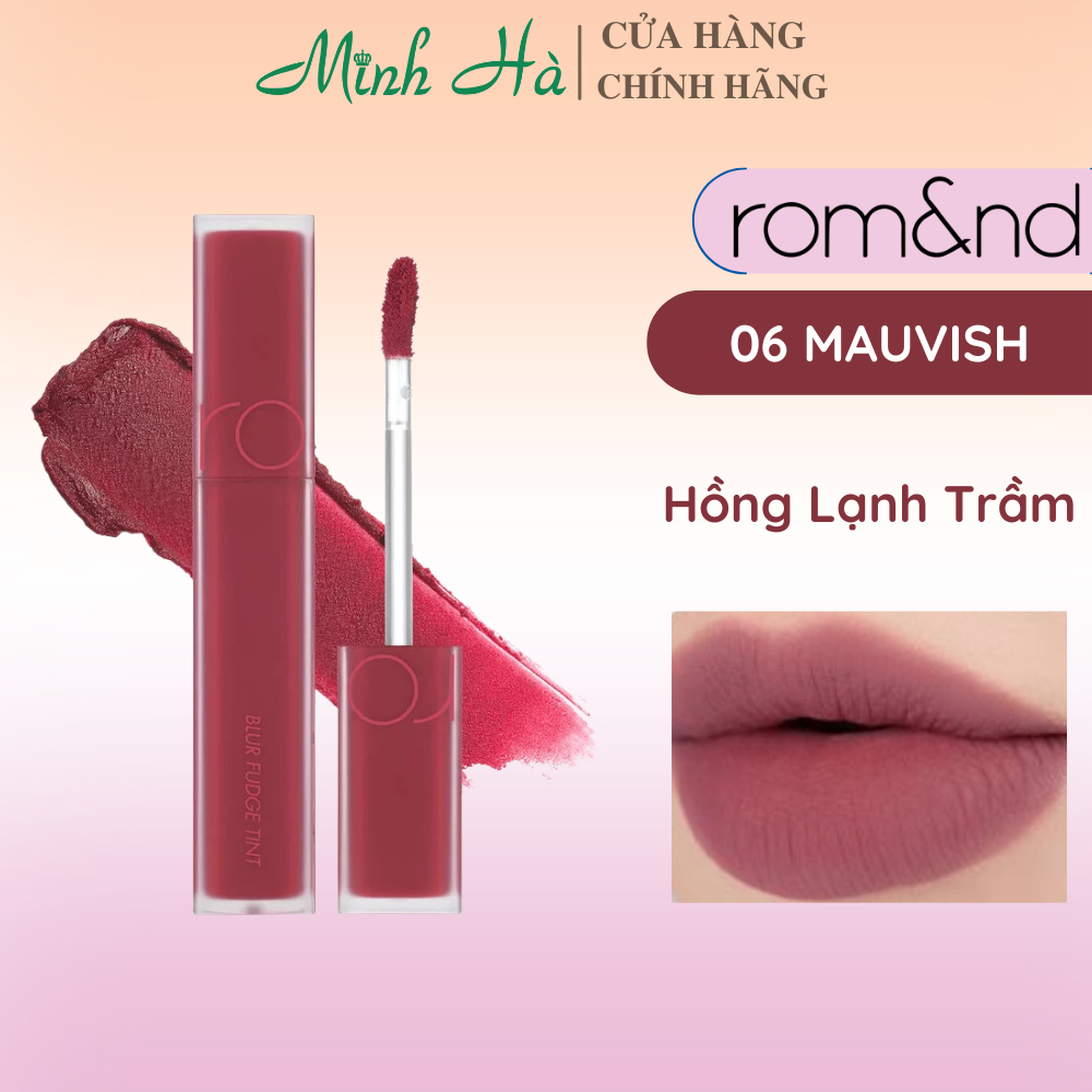 Son kem bùn Romand Blur Fudge Tint 5g mịn lì lâu trôi