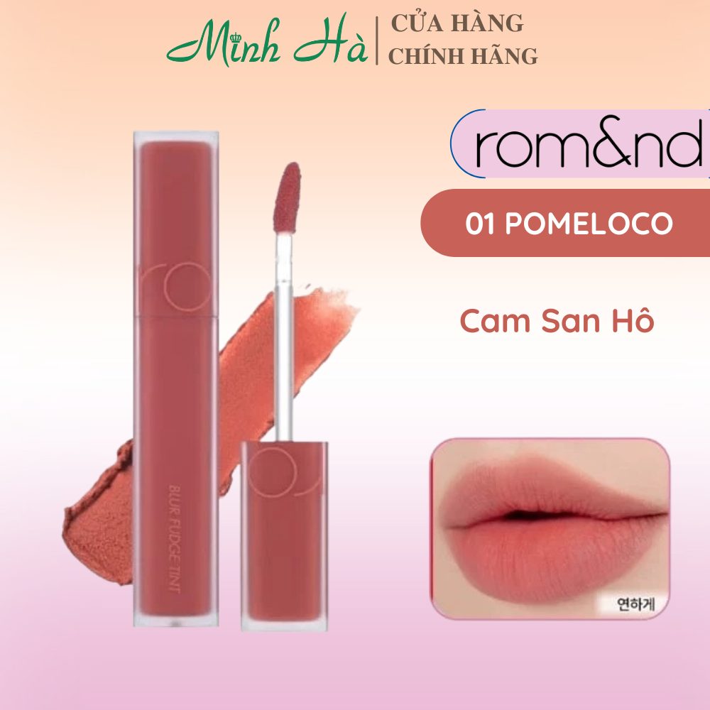 Son kem bùn Romand Blur Fudge Tint 5g mịn lì lâu trôi