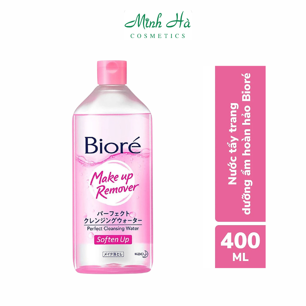 Nước tẩy trang Biore các màu dành cho từng loại da 400ml sạch nhờn và dưỡng ẩm