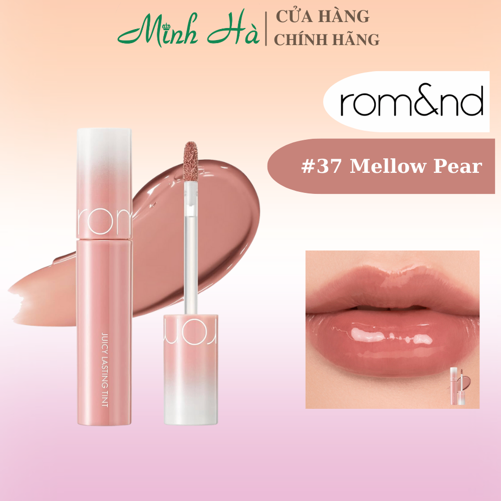 Son tint lì Romand Juicy Lasting Tint 5.5g độ bám màu cao lên màu đẹp