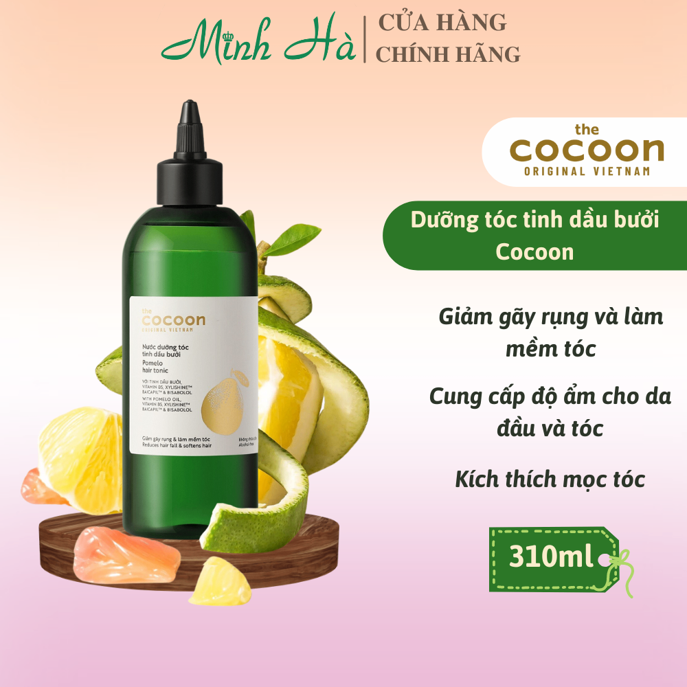 Tinh dầu bưởi Cocoon 310ml dưỡng tóc kích thích mọc tóc