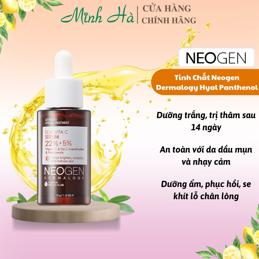 Serum Neogen Real Vitamin C Kakadu 32g dưỡng sáng và làm mờ đốm thâm
