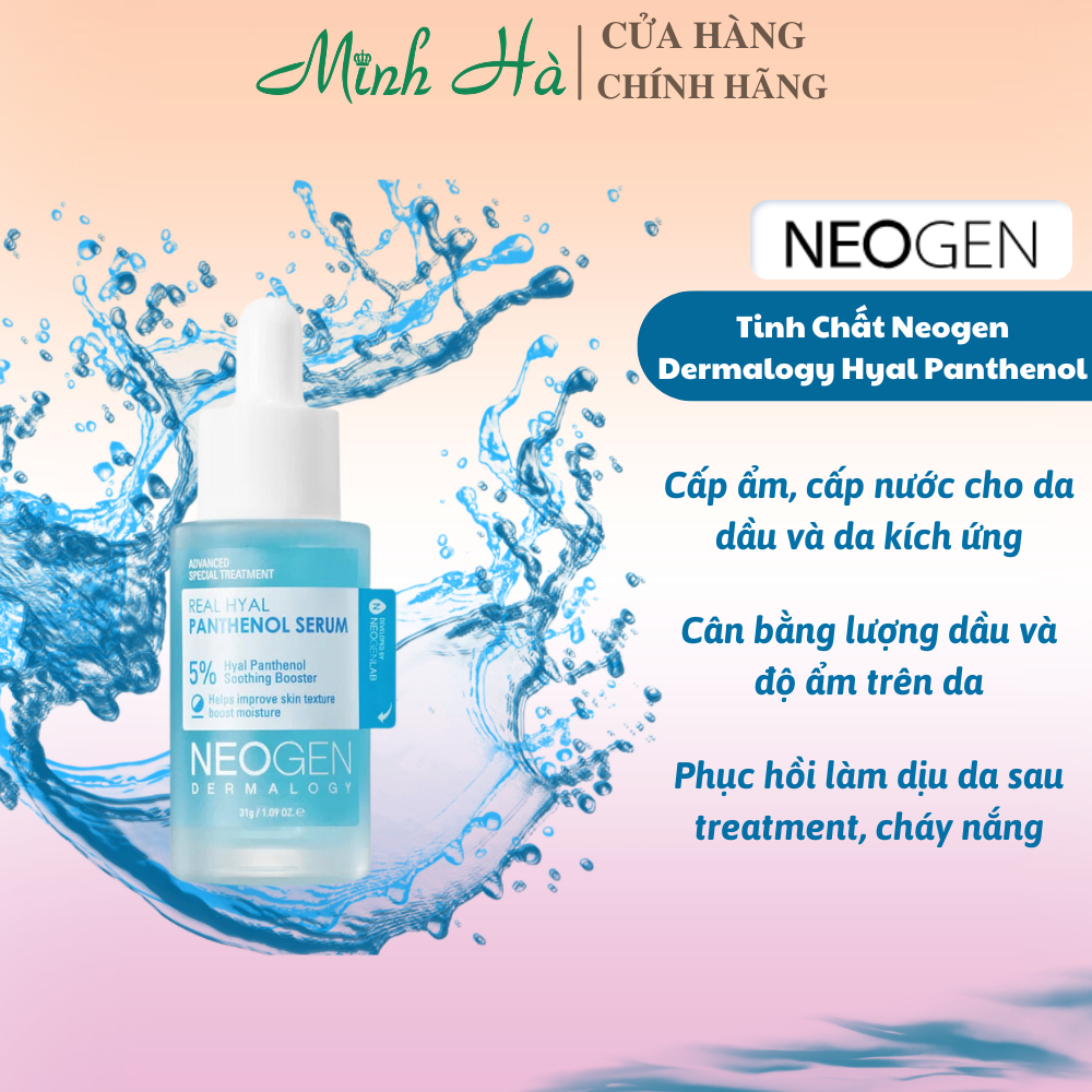 Tinh chất dưỡng da Neogen Dermalogy Hyal Panthenol 31g phục hồi, nuôi dưỡng và bảo vệ làn da