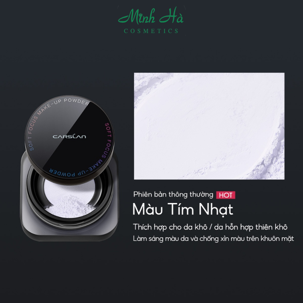 Phấn phủ bột Carslan Soft Focus Make-up Powder 8g kiềm dầu lâu trôi