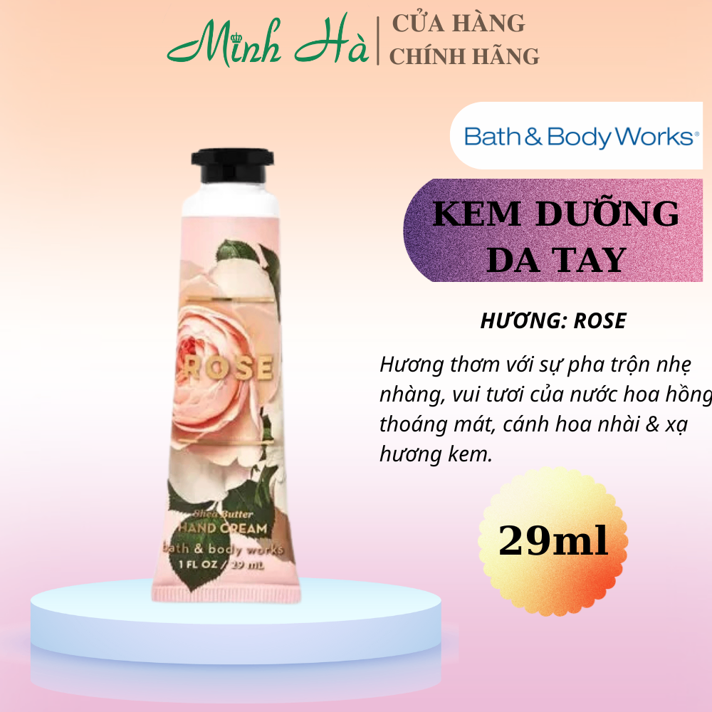 Kem dưỡng da tay Bath & Body Works 29ml dưỡng ẩm làm mềm da tay