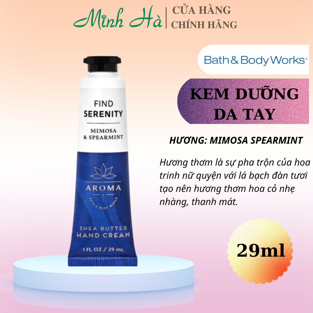 Kem dưỡng da tay Bath & Body Works 29ml dưỡng ẩm làm mềm da tay