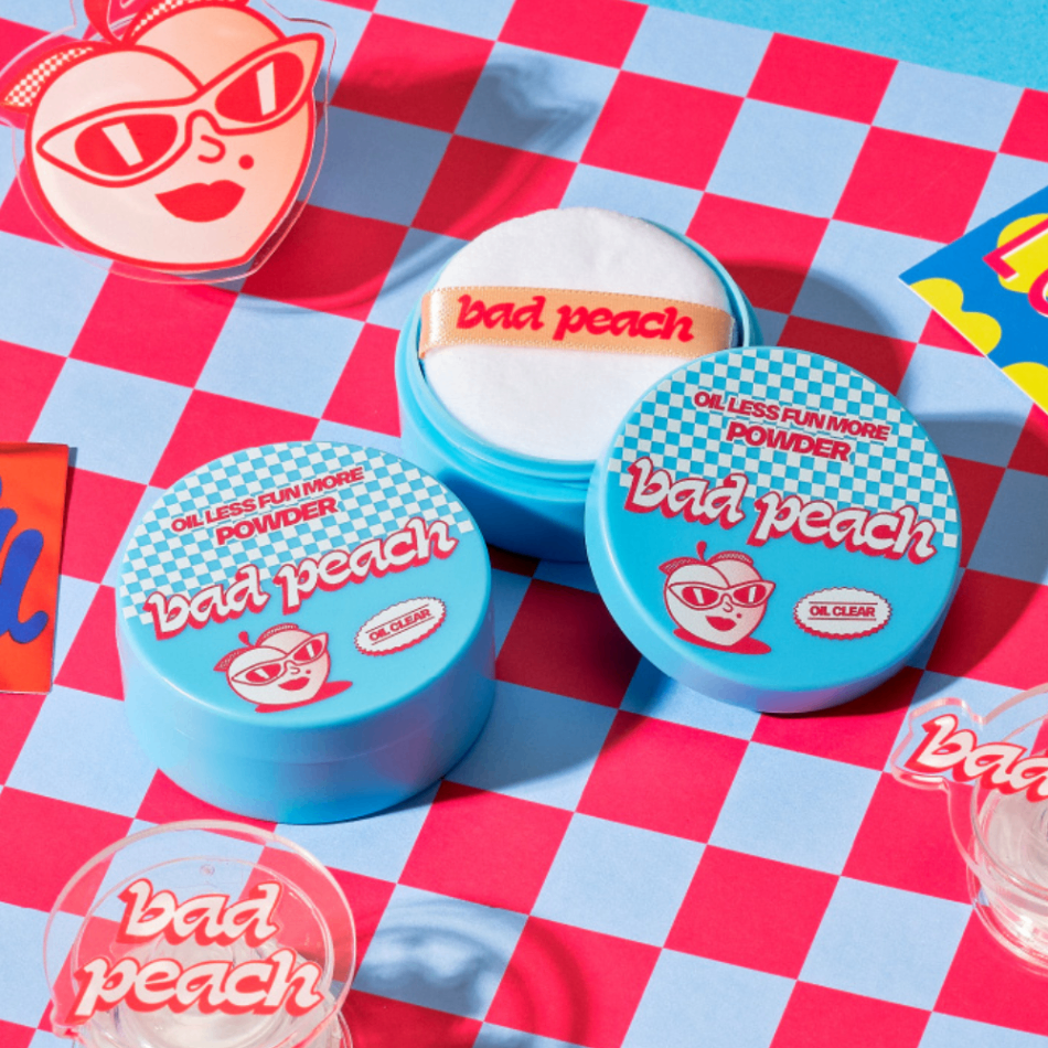 Phấn phủ Bad Peach Oil Less Fun More Powder 4g kiềm dầu che phủ tốt