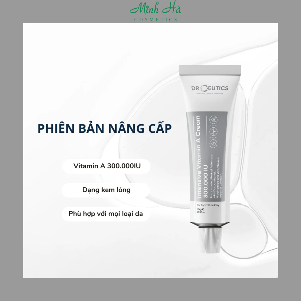 Kem dưỡng Drceutics Intensive Vitamin A Cream 35g dưỡng ẩm làm dịu da