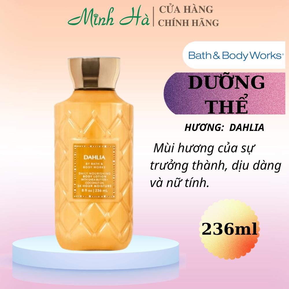Sữa dưỡng thể Bath & Body Works 236ml đa dạng mùi hương, dưỡng ẩm cho da
